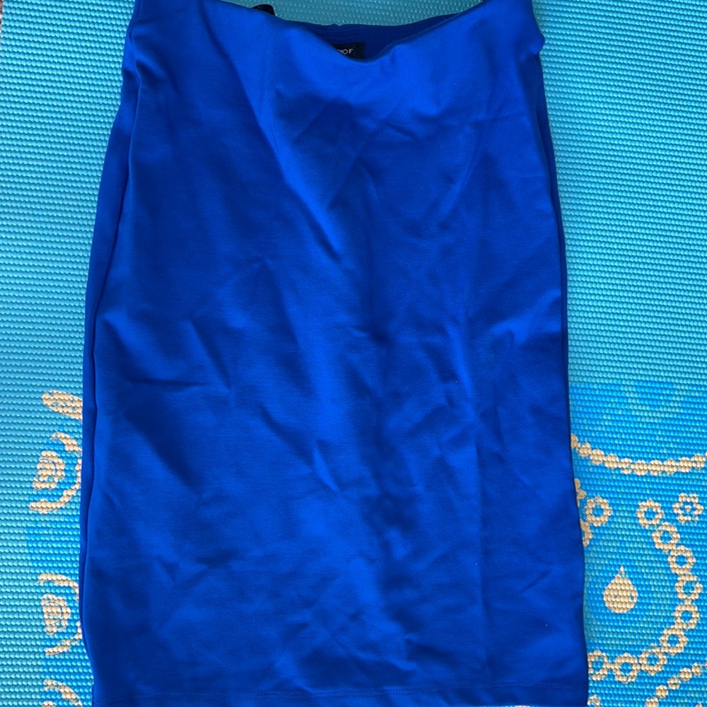 Studiof Pencil blue skirt